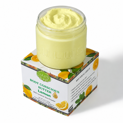 Lemon Turmeric Whipped Body Butter – Uneven Looking Skin - Renee Lane Company