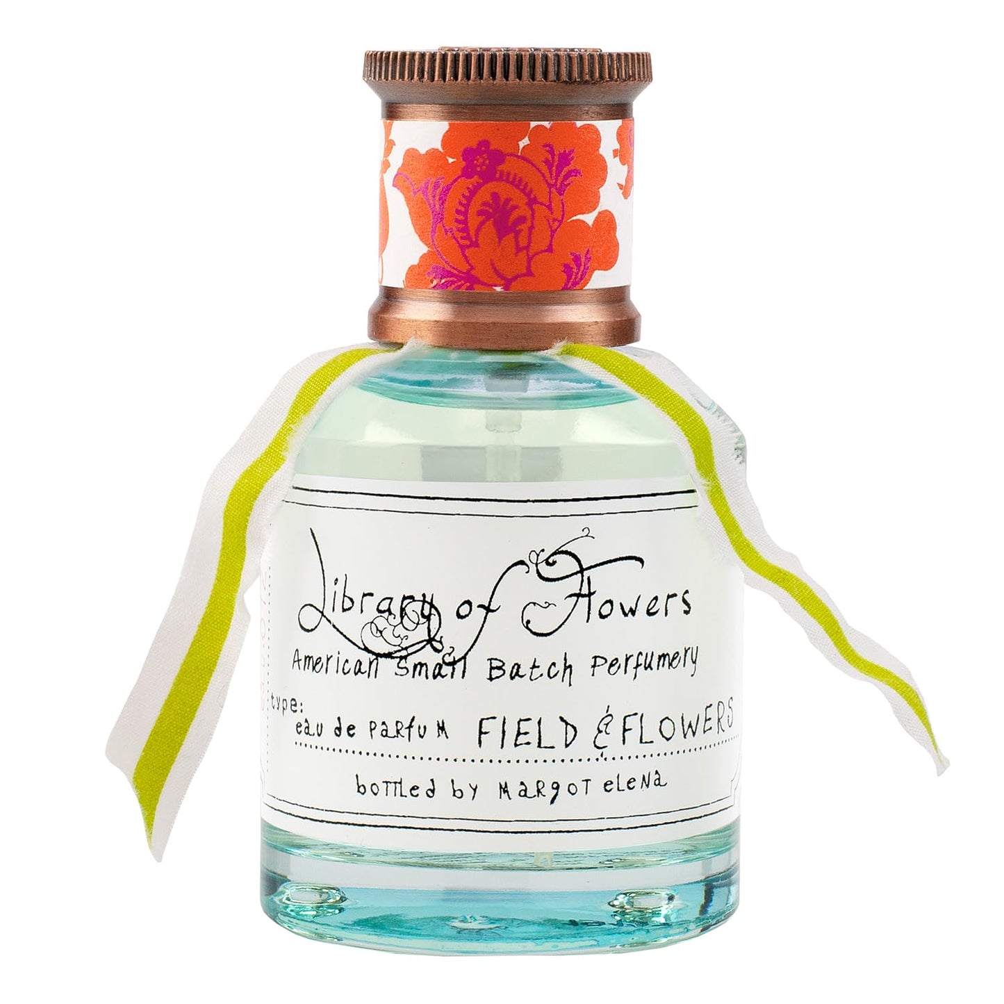 Library of Flowers Field & Flowers Eau de Parfum 1.69 Fl. Oz. - Apricot Honeyed Blossom & Wildflowers – Women’s Perfume Eau de Parfum Spray for Women - Renee Lane Company