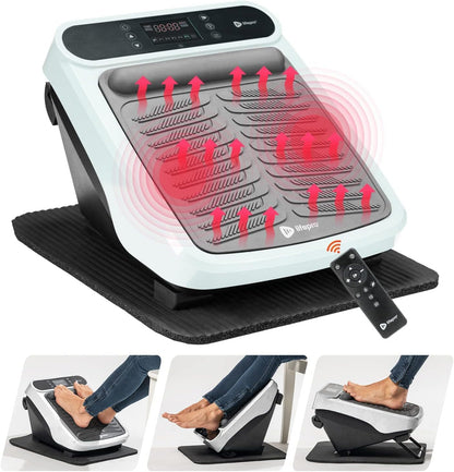 LifePro Foot Massager for Relaxing Calf & Foot Therapy - Vibrating Foot Massage Circulation Machine for Legs and Feet with Heat Combo -Under Desk Foot Massager for Pain Relief and Circulation of Blood - Renee Lane Company