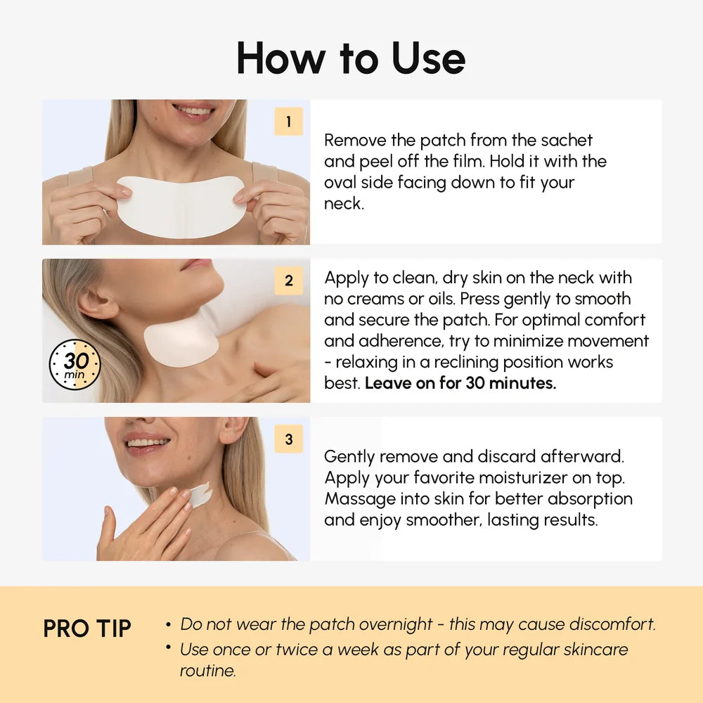 Lifting Neck Wrinkle Patches - Renee Lane Company