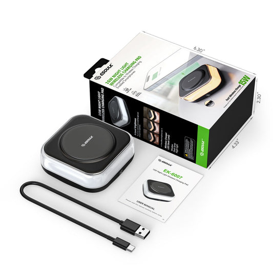 Light + Power + Sleep Wireless Charger - Renee Lane Company
