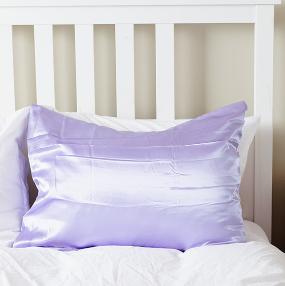 Lilac Deluxe Satin Pillowcase - Renee Lane Company