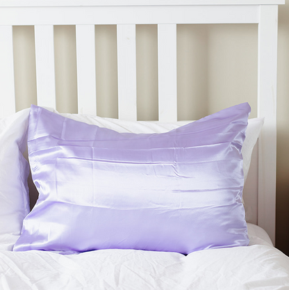 Lilac Deluxe Satin Pillowcase - Renee Lane Company