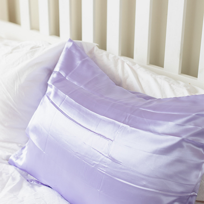 Lilac Deluxe Satin Pillowcase - Renee Lane Company
