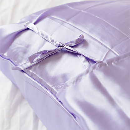 Lilac Deluxe Satin Pillowcase - Renee Lane Company