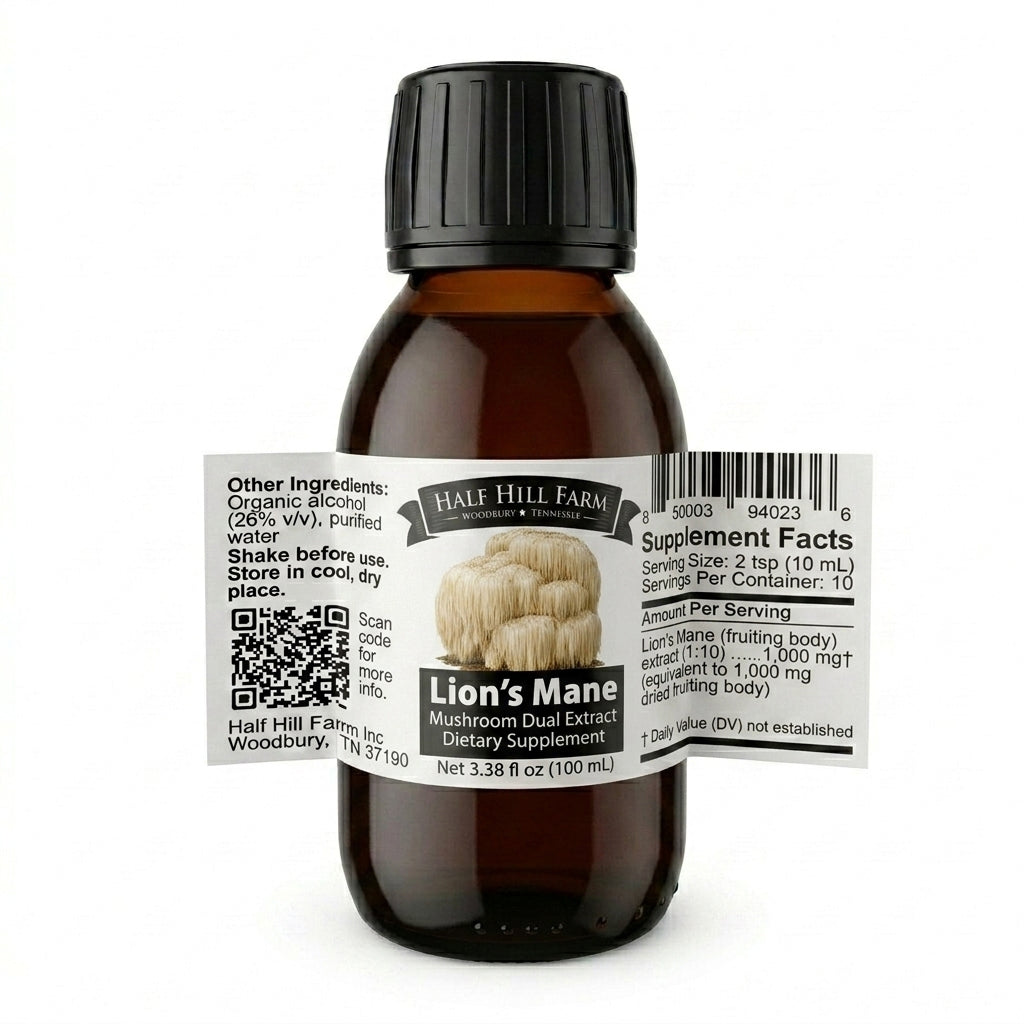 Lion's Mane Mushroom Dual Extract - Renee Lane Company