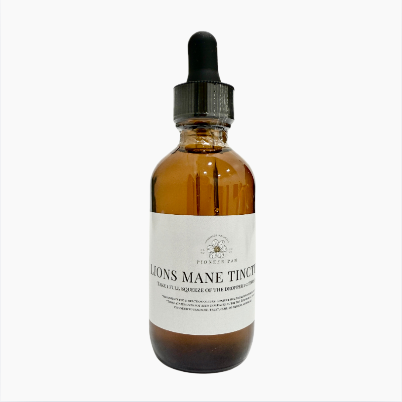 Lions Mane Tincture: Mood, Memory, Stress Support, Brain Health - Renee Lane Company