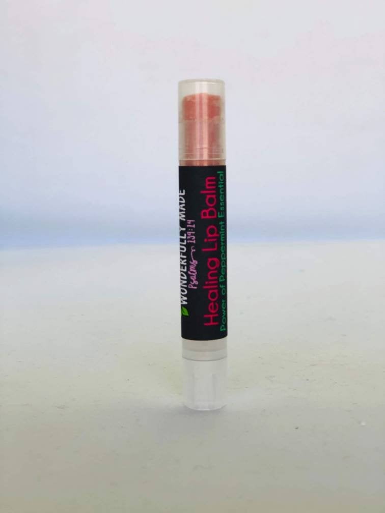 Lip Balm | Tinted | Organic Healing Herbs Chapstick | Slim tube - Renee Lane Company