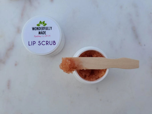 Lip Scrub | Organic All Natural Lip Scrub Treatment | Smooth Lips | Lip Oil | Remove Dead Skin from Lips - Renee Lane Company