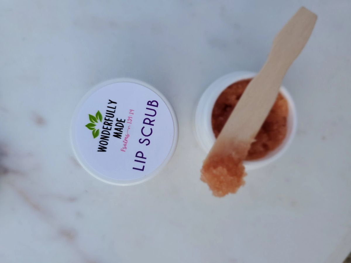 Lip Scrub | Organic All Natural Lip Scrub Treatment | Smooth Lips | Lip Oil | Remove Dead Skin from Lips - Renee Lane Company