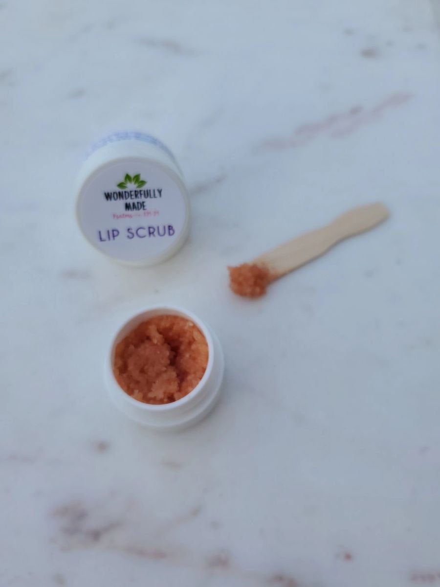 Lip Scrub | Organic All Natural Lip Scrub Treatment | Smooth Lips | Lip Oil | Remove Dead Skin from Lips - Renee Lane Company