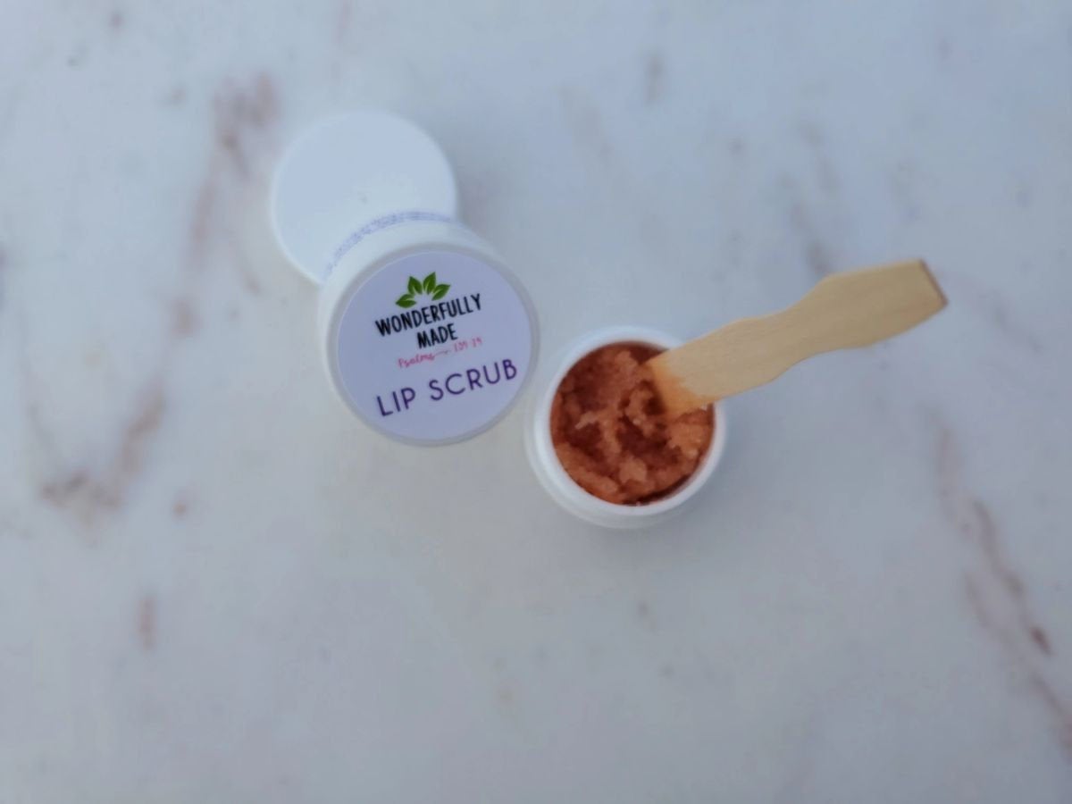 Lip Scrub | Organic All Natural Lip Scrub Treatment | Smooth Lips | Lip Oil | Remove Dead Skin from Lips - Renee Lane Company