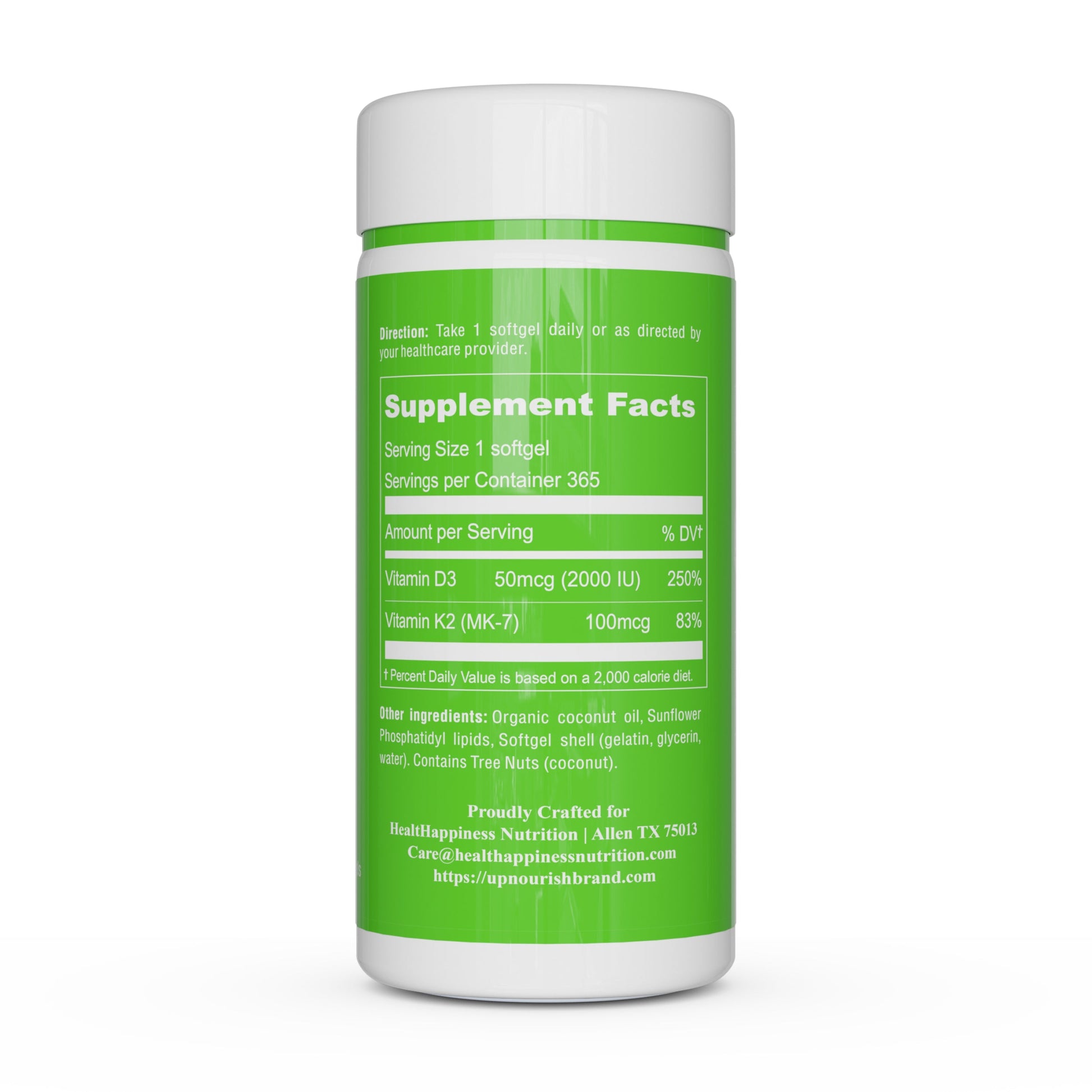 Liposomal D3 2000IU K2 100mcg - Renee Lane Company