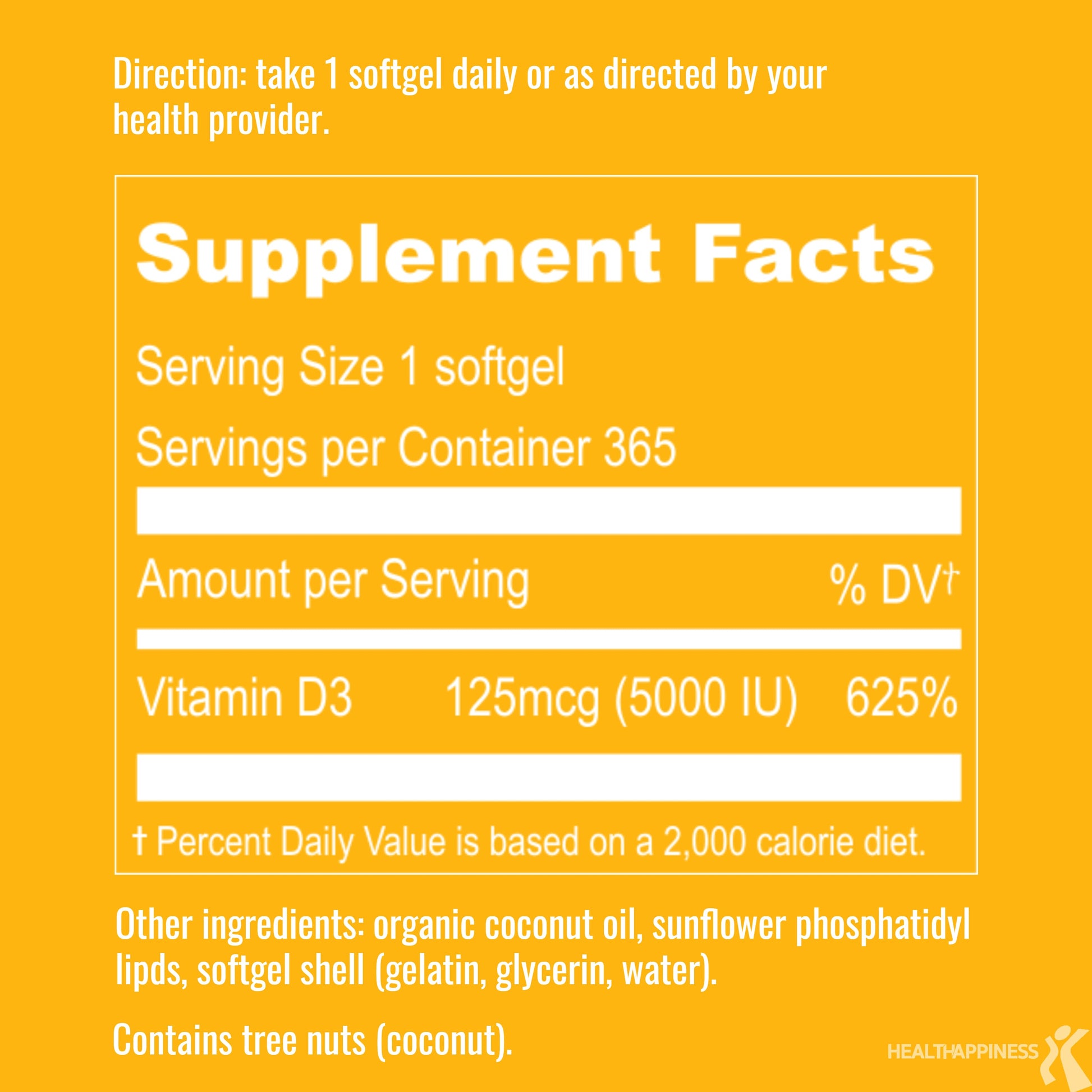 Liposomal Vitamin D3 5000 IU Softgels - Renee Lane Company