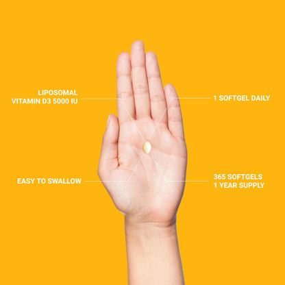 Liposomal Vitamin D3 5000 IU Softgels - Renee Lane Company