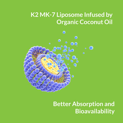 Liposomal Vitamin K2 MK-7 180mcg - Renee Lane Company