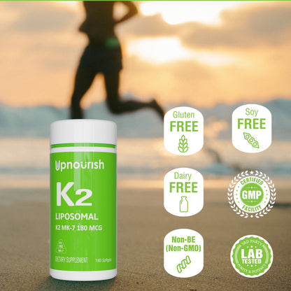 Liposomal Vitamin K2 MK-7 180mcg - Renee Lane Company