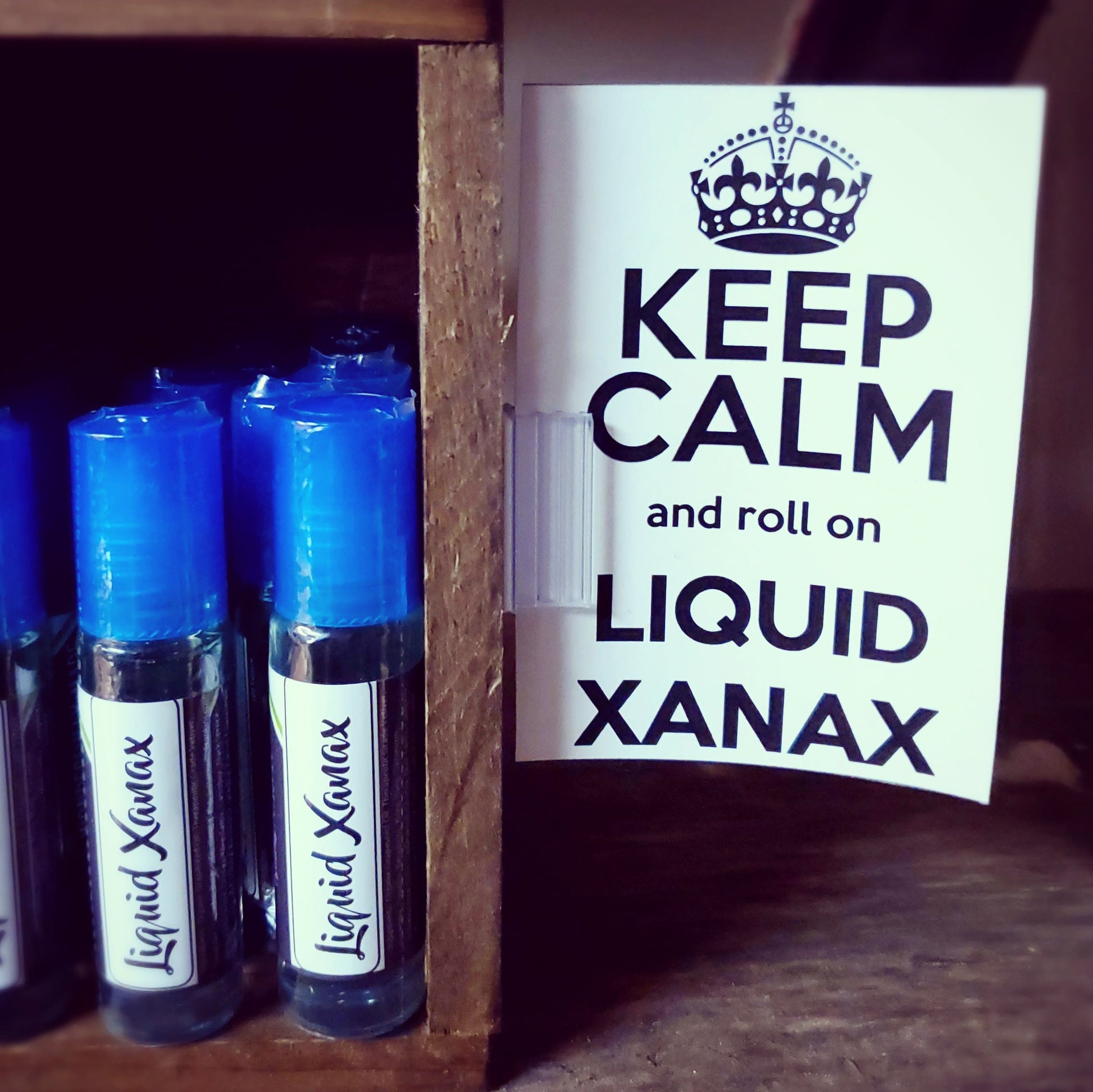 Liquid Xanax | Liquid Calm | Anxiety Panic Attack Natural Relief | Essential Oil Roll on Steel Ball Roller Bottle |  Calming Relaxing Organic |Woman Owned - Renee Lane Company