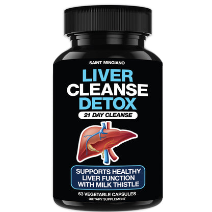 Liver Cleanse Detox & Repair - 21 Day Cleanse - Natural Liver Support Supplement with Milk Thistle - Renee Lane Company