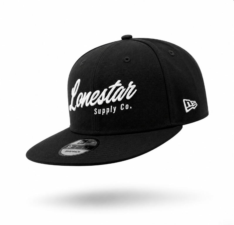 Lonestar Supply Co Black New Era Hat - Renee Lane Company