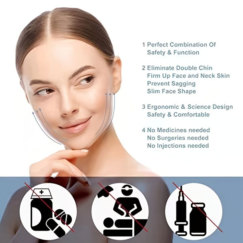 Look Younger Instantly: Double Chin Reducer Facial Lifting Strap for Men & Women - Renee Lane Company