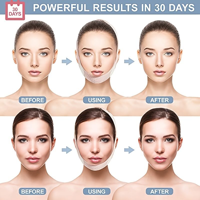 Look Younger Instantly: Double Chin Reducer Facial Lifting Strap for Men & Women - Renee Lane Company