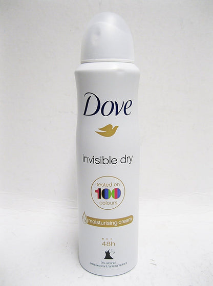 Lot of 6 Anti-Perisperant Deodorant INVISIBLE DRY BY DOVE 150ml - Renee Lane Company