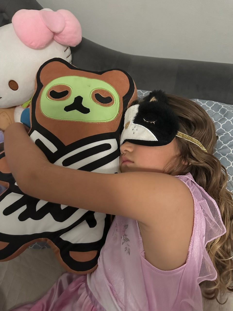 Lounging Spa Bear Plushie | Lucky Owl - Renee Lane Company