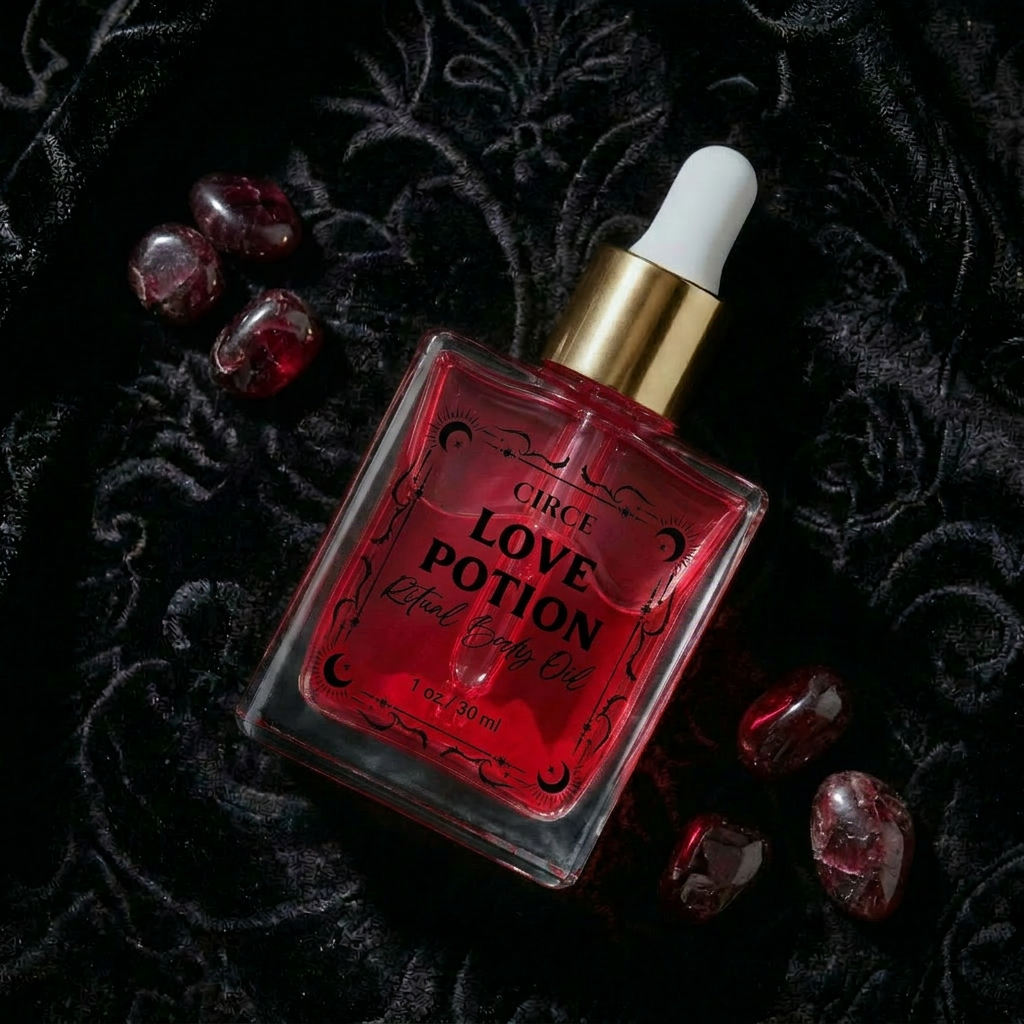 Love Potion Ritual Body Oil — Attraction & Self-Love Oil with Garnet - Renee Lane Company