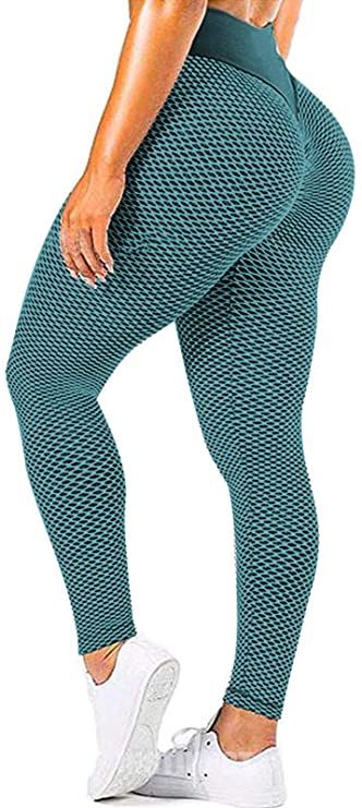 Lucia High Waisted Workout Leggings - Green - Renee Lane Company