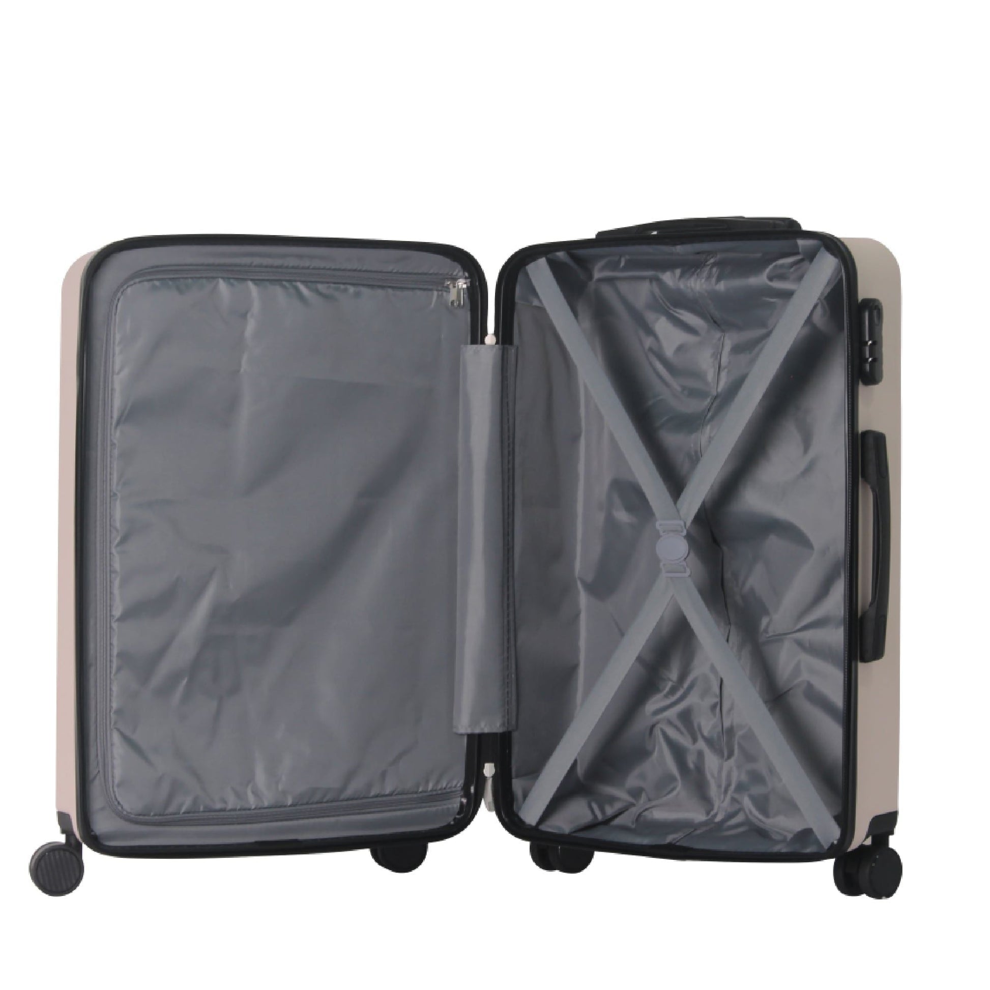 Luggage Sets ABS Hardshell 3pcs Luggage, Lightweight Durable Suitcase sets Spinner Wheels Suitcase 20''24''28'' (PINK) - Renee Lane Company