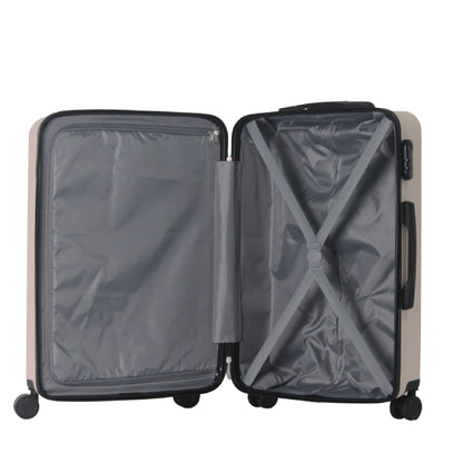 Luggage Sets ABS Hardshell 3pcs Luggage, Lightweight Durable Suitcase sets Spinner Wheels Suitcase 20''24''28'' (PINK) - Renee Lane Company
