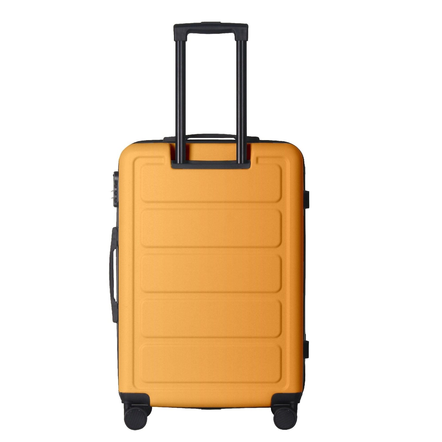 Luggage Sets ABS Hardshell 3pcs Luggage, Lightweight Durable Suitcase sets Spinner Wheels Suitcase 20''24''28'' (Yellow) - Renee Lane Company
