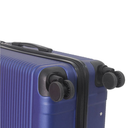 Luggage Sets ABS Hardshell 3pcs Luggage, Lightweight Durable Suitcase sets Spinner Wheels Suitcase with TSA Lock 20''24''28'' Available(Blue) - Renee Lane Company