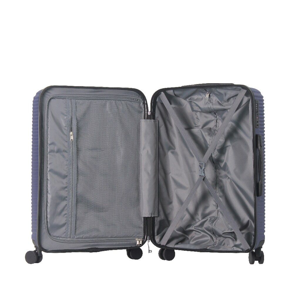 Luggage Sets ABS Hardshell 3pcs Luggage, Lightweight Durable Suitcase sets Spinner Wheels Suitcase with TSA Lock 20''24''28'' Available(Blue) - Renee Lane Company