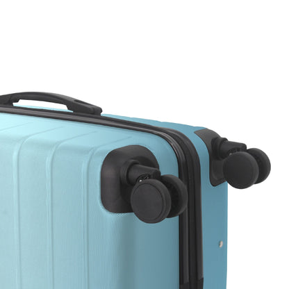 Luggage Sets ABS Hardshell 3pcs Luggage, Lightweight Durable Suitcase sets Spinner Wheels Suitcase with TSA Lock 20''24''28'' Available(Blue) - Renee Lane Company