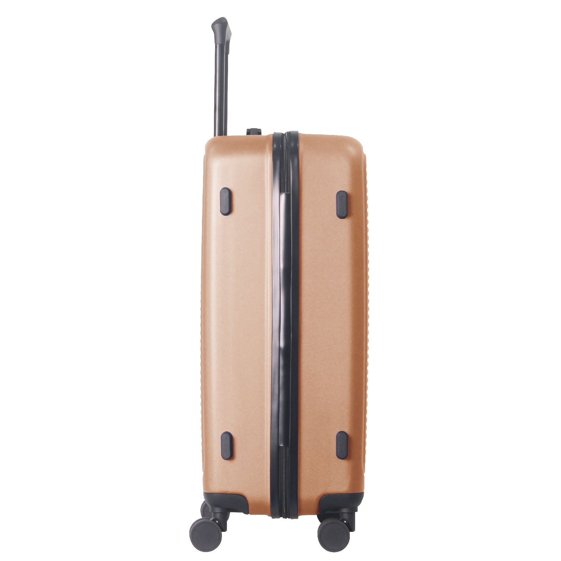 Luggage Sets ABS Hardshell 3pcs Luggage, Lightweight Durable Suitcase sets Spinner Wheels Suitcase with TSA Lock 20''24''28'' Available(Brown) - Renee Lane Company