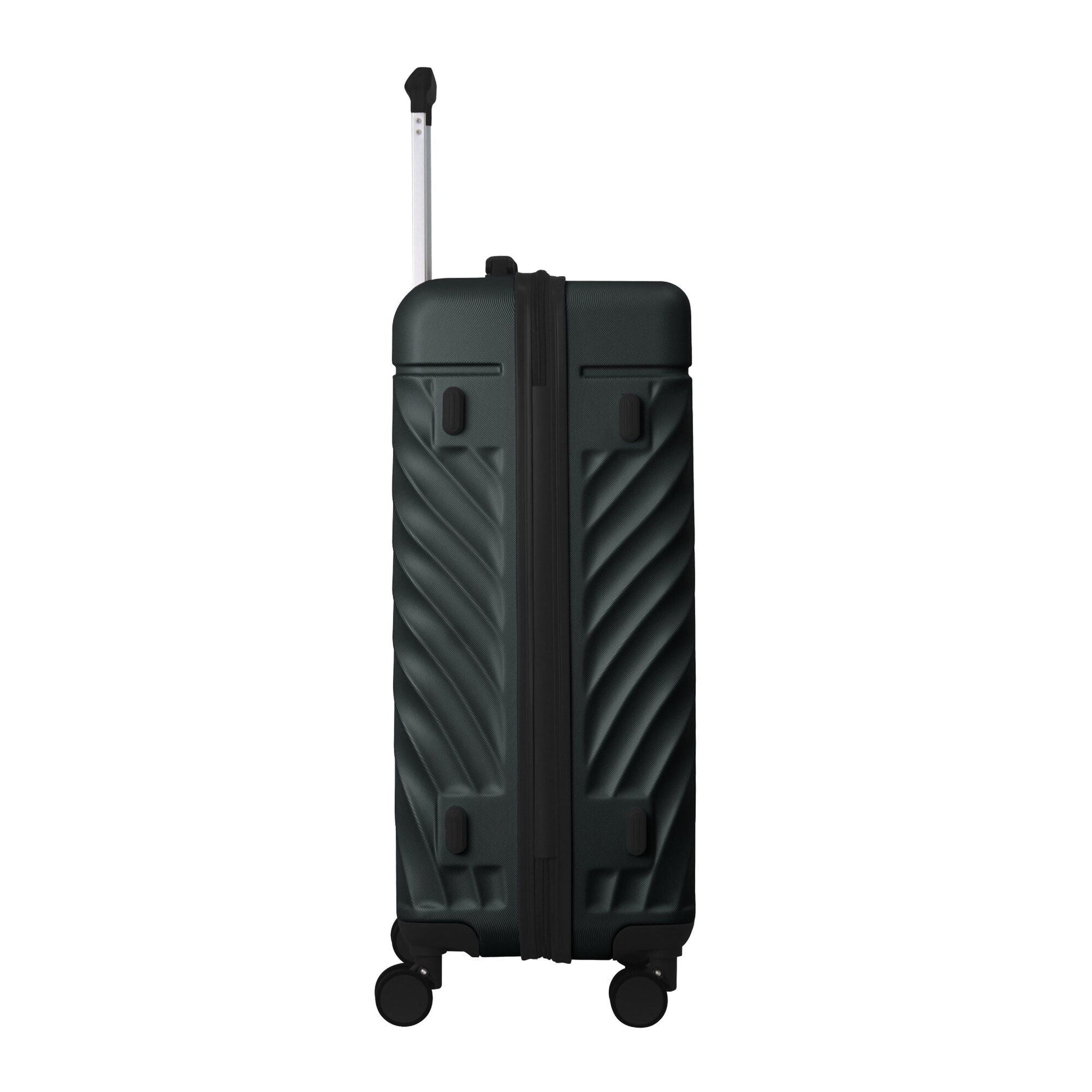 Luggage Sets ABS Hardshell 3pcs Luggage, Lightweight Durable Suitcase sets Spinner Wheels Suitcase with TSA Lock 20''24''28'' Available(Dark Green) - Renee Lane Company