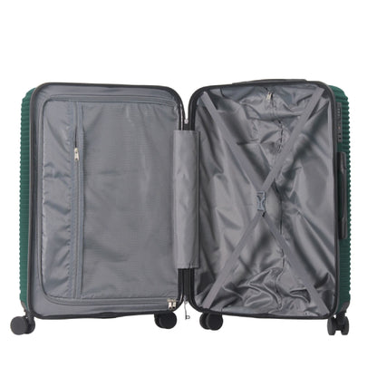 Luggage Sets ABS Hardshell 3pcs Luggage, Lightweight Durable Suitcase sets Spinner Wheels Suitcase with TSA Lock 20''24''28'' Available(Dark Green) - Renee Lane Company