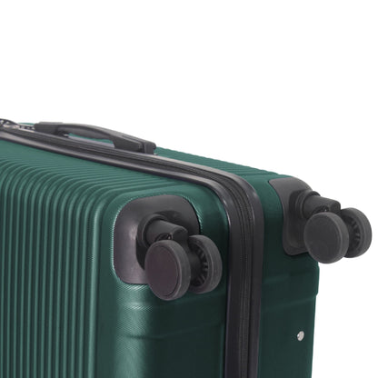 Luggage Sets ABS Hardshell 3pcs Luggage, Lightweight Durable Suitcase sets Spinner Wheels Suitcase with TSA Lock 20''24''28'' Available(Dark Green) - Renee Lane Company