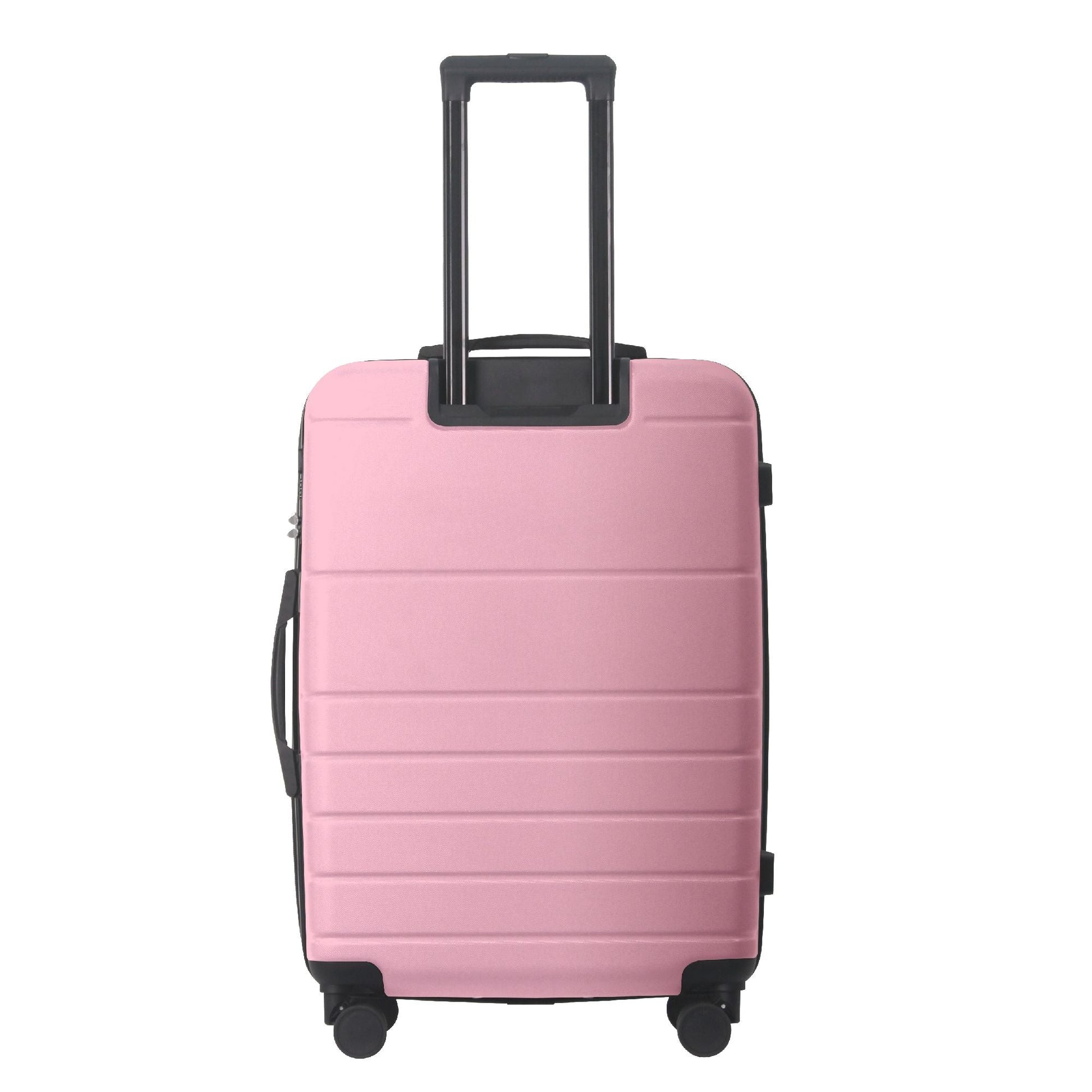 Luggage Sets ABS Hardshell 3pcs Luggage, Lightweight Durable Suitcase sets Spinner Wheels Suitcase with TSA Lock 20''24''28'' Available(Pink) - Renee Lane Company