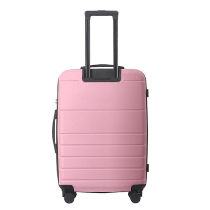 Luggage Sets ABS Hardshell 3pcs Luggage, Lightweight Durable Suitcase sets Spinner Wheels Suitcase with TSA Lock 20''24''28'' Available(Pink) - Renee Lane Company