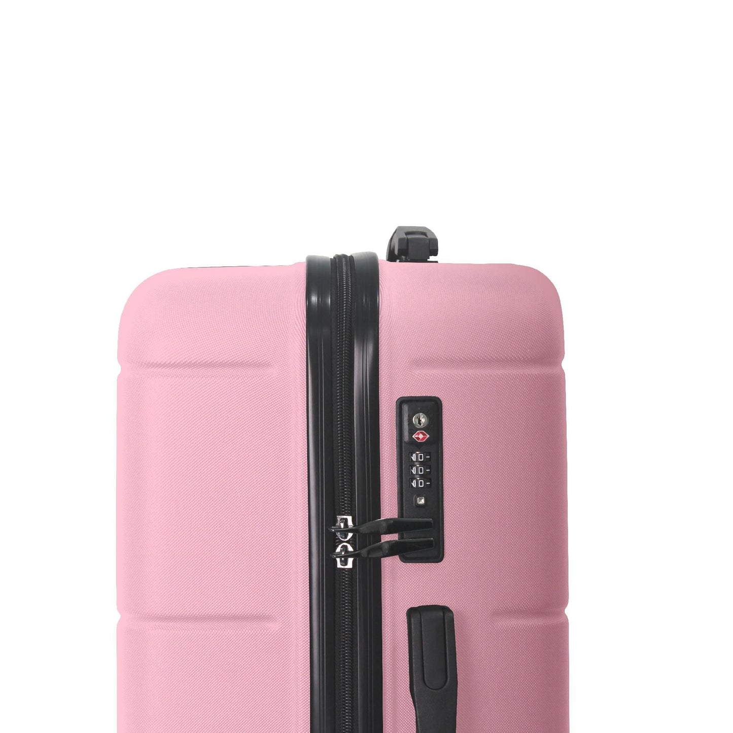 Luggage Sets ABS Hardshell 3pcs Luggage, Lightweight Durable Suitcase sets Spinner Wheels Suitcase with TSA Lock 20''24''28'' Available(Pink) - Renee Lane Company