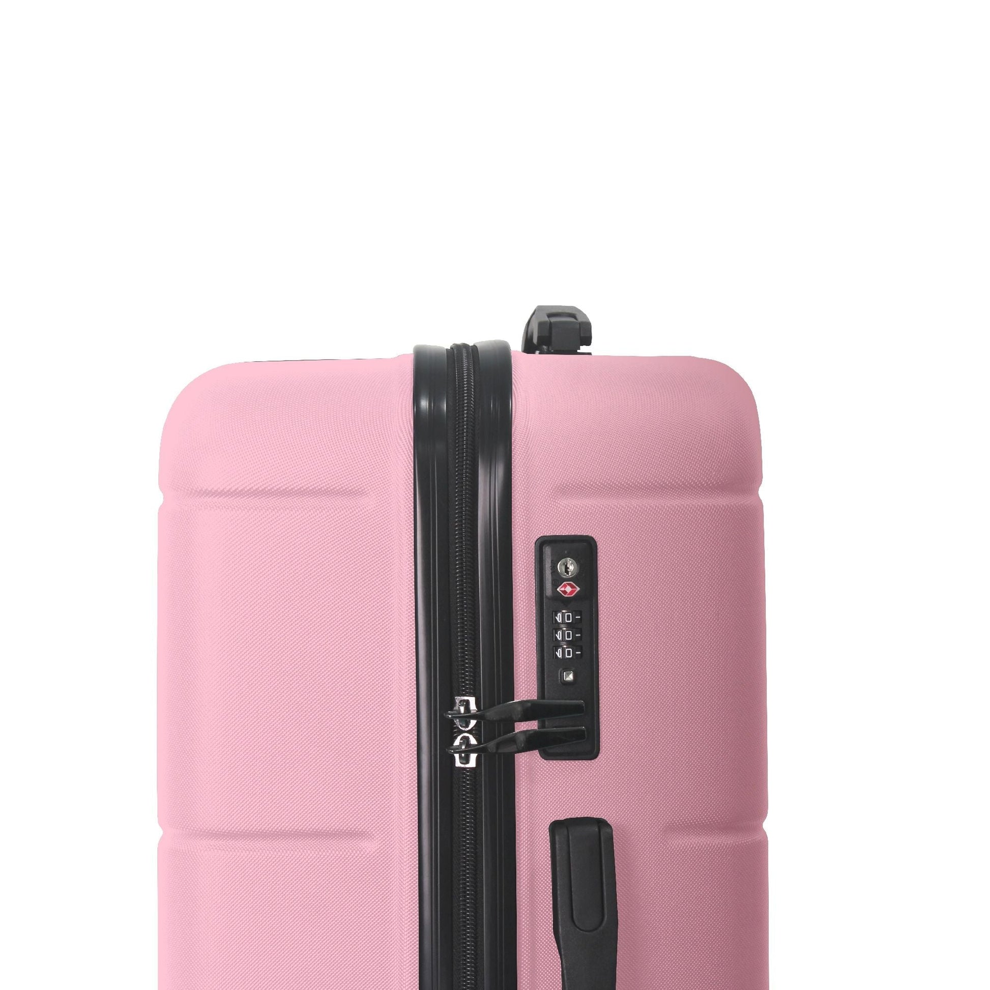 Luggage Sets ABS Hardshell 3pcs Luggage, Lightweight Durable Suitcase sets Spinner Wheels Suitcase with TSA Lock 20''24''28'' Available(Pink) - Renee Lane Company