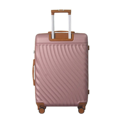 Luggage Sets ABS Hardshell 3pcs Luggage, Lightweight Durable Suitcase sets Spinner Wheels Suitcase with TSA Lock 20''24''28'' Available(Rose Gold ) - Renee Lane Company