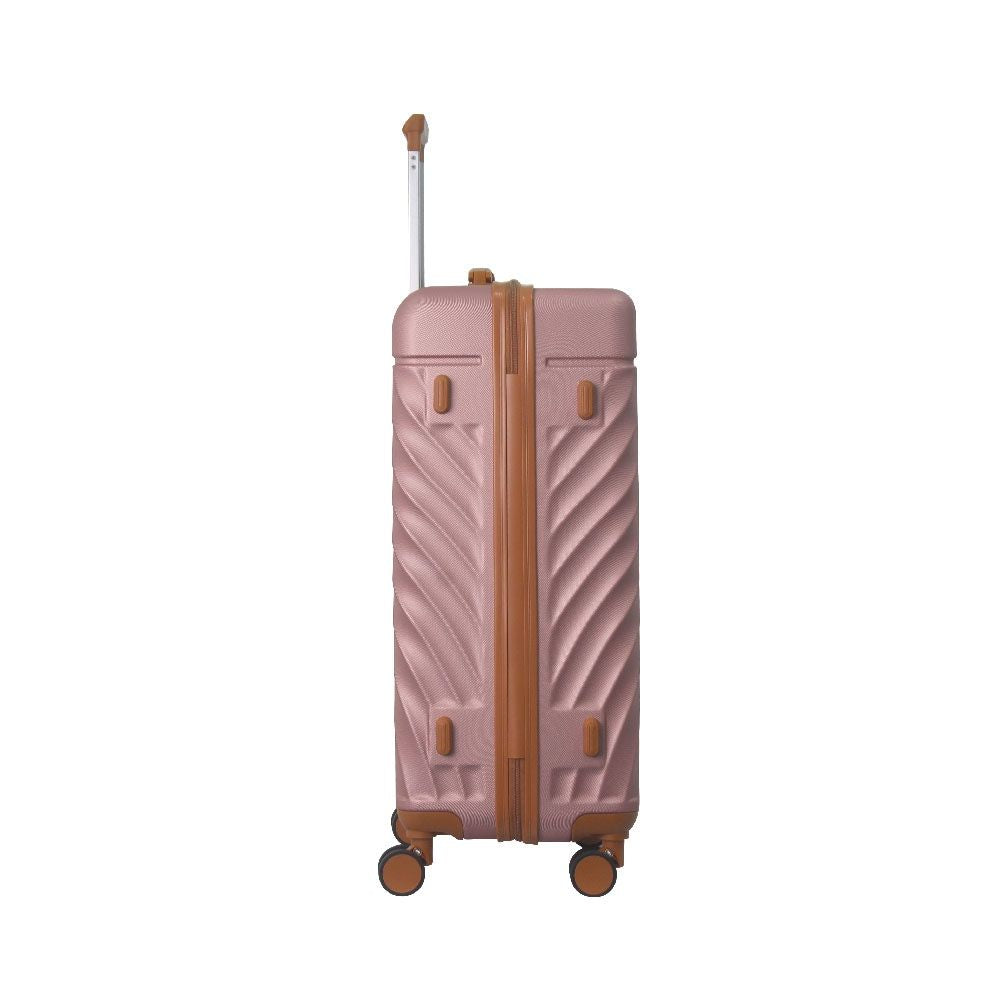 Luggage Sets ABS Hardshell 3pcs Luggage, Lightweight Durable Suitcase sets Spinner Wheels Suitcase with TSA Lock 20''24''28'' Available(Rose Gold ) - Renee Lane Company