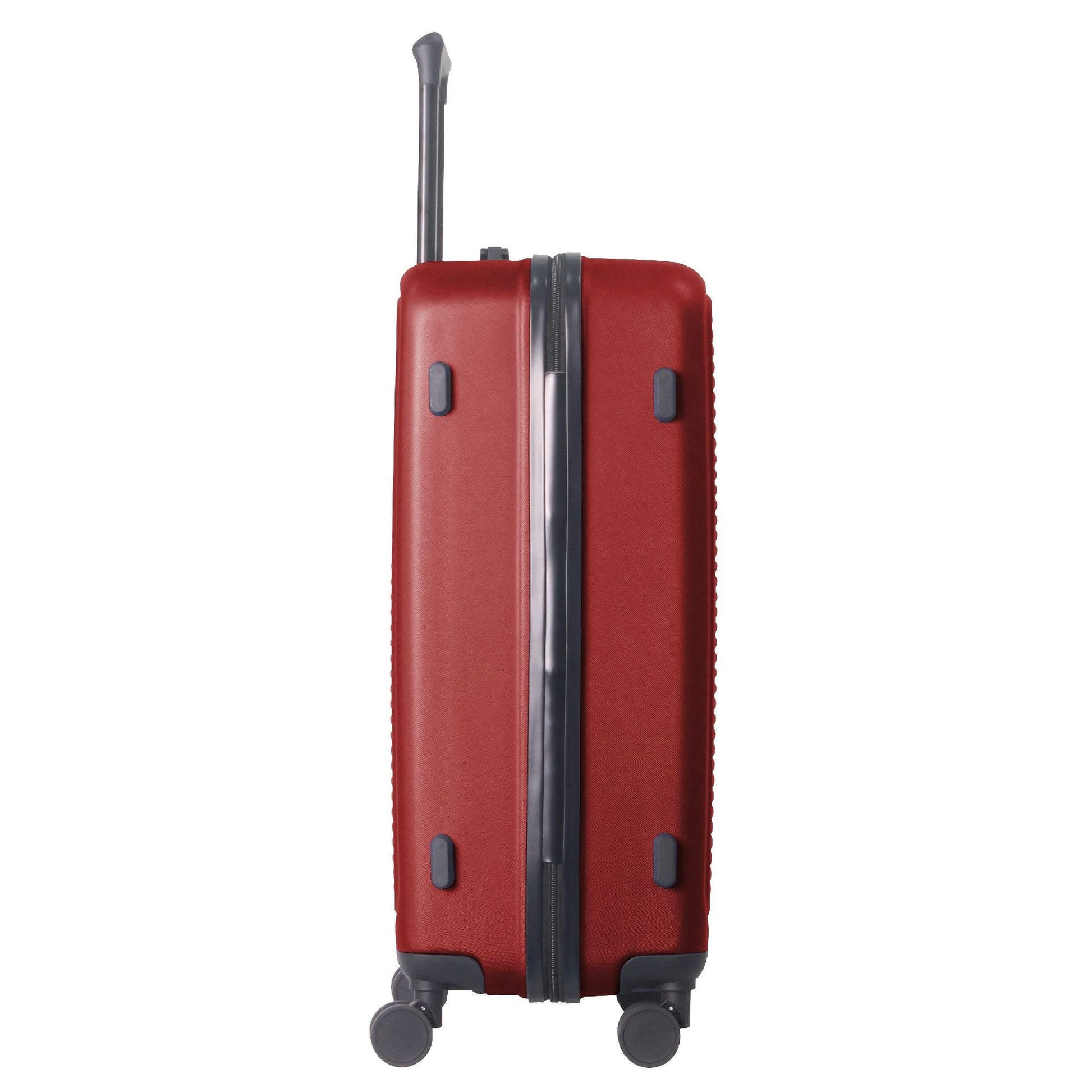 Luggage Sets ABS Hardshell 3pcs Luggage, Lightweight Durable Suitcase sets Spinner Wheels Suitcase with TSA Lock 20''24''28'' Available(WINE RED) - Renee Lane Company