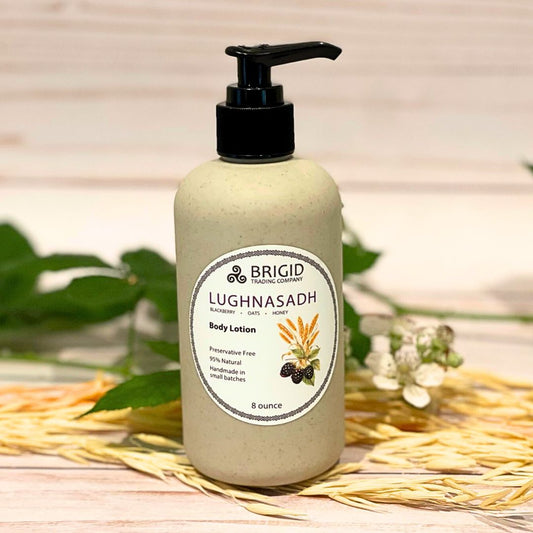 Lughnasadh Natural Body Lotion – Blackberry, Oats & Honey, Paraben-Free - Renee Lane Company