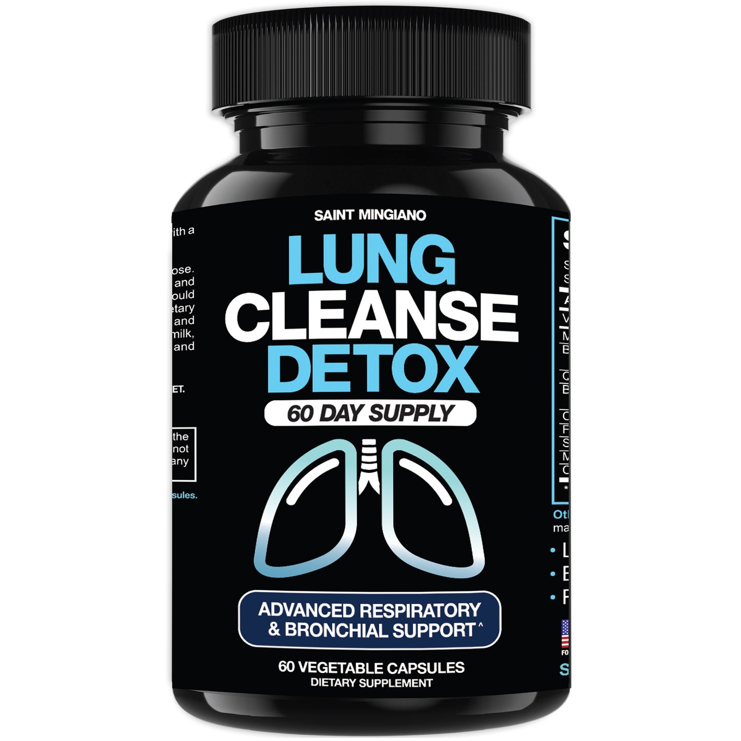 Lung Cleanse Detox, 60 Day Cleanse - Supports Lung Health Within Bronchial & Respiratory Systems - Renee Lane Company
