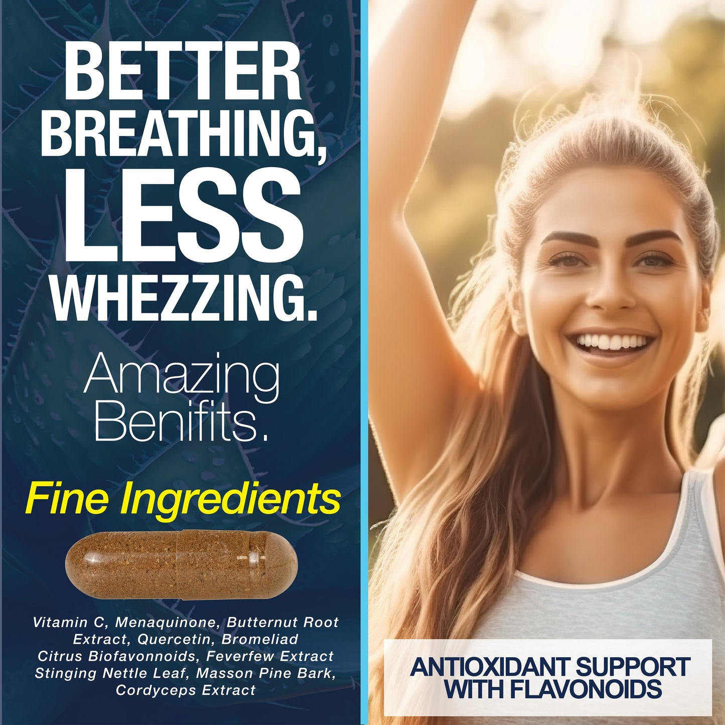 Lung Cleanse Detox, 60 Day Cleanse - Supports Lung Health Within Bronchial & Respiratory Systems - Renee Lane Company
